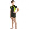 Pianka Cressi Dziecieca Kids Shorty Czarno-limonkowy