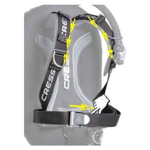 Cressi Aquawing Plus – Skrzydło Nurkowe z Modular Adjustment System ()