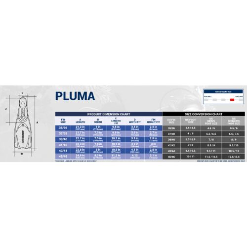 Cressi płetwy kaloszowe Pluma ()