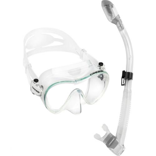 Cressi Zestaw Maska F1 + Fajka Supernova Dry – Kompaktowy zestaw do snorkelingu i nurkowania ()