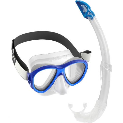 Cressi zestaw Samoa + Mexico – maska i fajka do snorkelingu z systemem Fog-Stop ()
