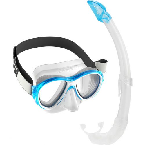 Cressi zestaw Samoa + Mexico – maska i fajka do snorkelingu z systemem Fog-Stop ()