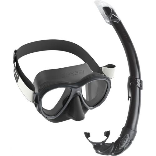 Cressi zestaw Samoa + Mexico – maska i fajka do snorkelingu z systemem Fog-Stop ()