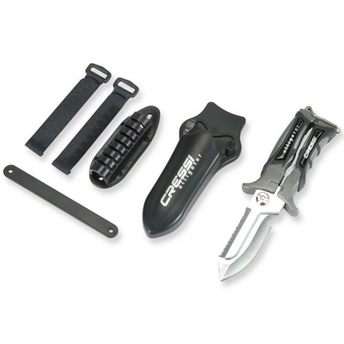 Nożycowy nóż nurkowy Cressi Alligator – profesjonalne nożyce do cięcia lin i sieci ()