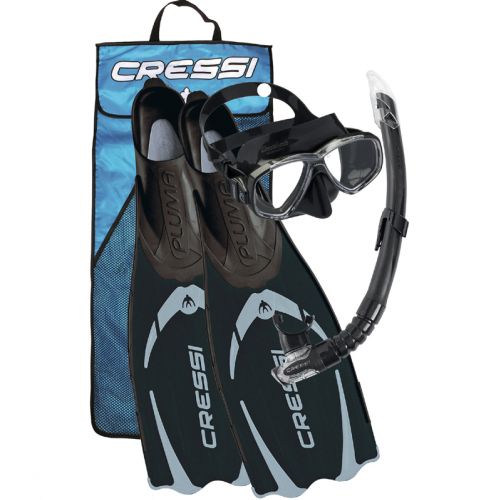 Zestaw ABC Cressi Pluma Bag – Maska, Fajka, Płetwy Kaloszowe ()