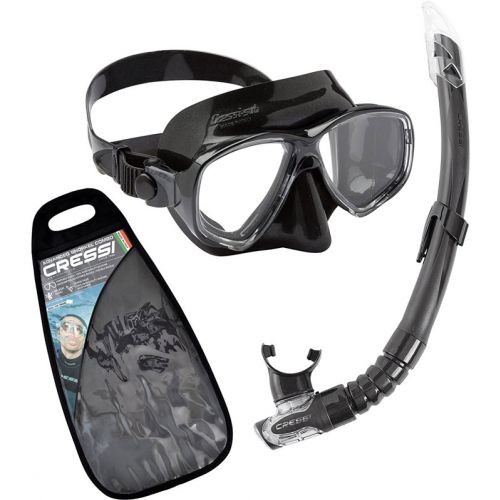 Cressi Zestaw Marea VIP – Maska i Fajka do Snorkelingu ()